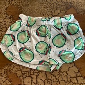 Cotton avocado pajama shorts- they run small